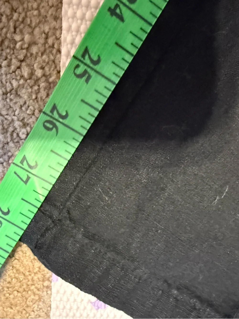 H&M Black Linen Cargo Pants with Drawstring Waist